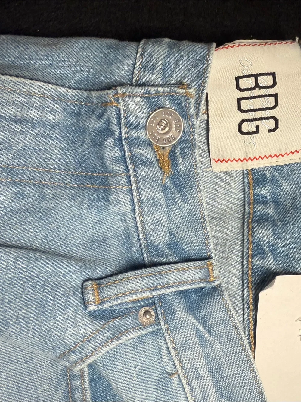 BDG Light Wash Straight-Leg Jeans